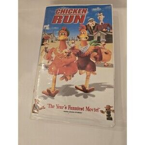 DreamWorks Home Entertainment Chicken Run VHS NTSC 2000 Full Screen